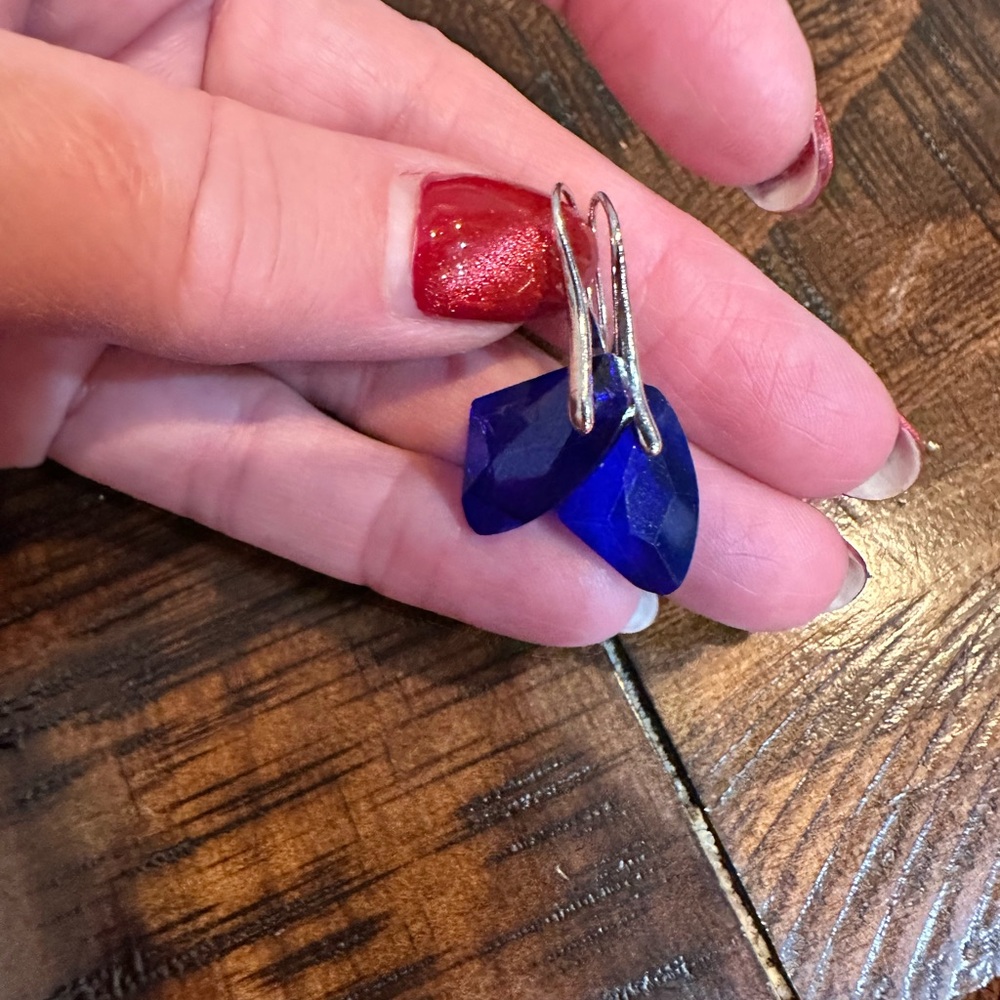 Beautiful Blue Drop Earrings